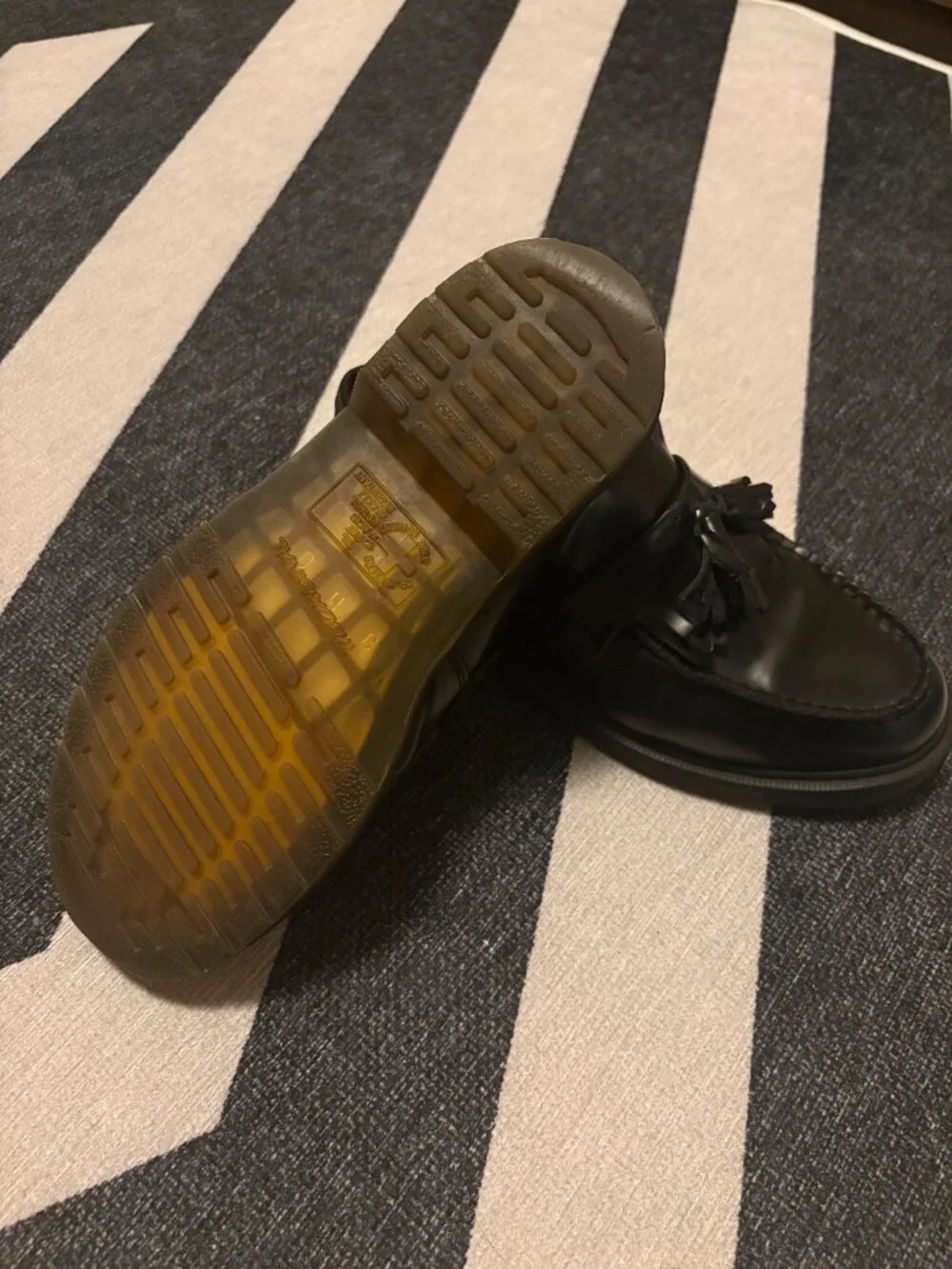 Men's Adrian Smooth Leather Tassel Loafer by Doc Martens - Size Nine
